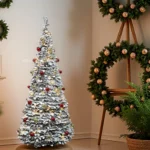 Customizable 6 ft Christmas Tree - Pre-Decorated & Foldable - Image 4