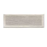 Soft Fluffy Bedside Mat – Minimalist Striped Serene Comfort - Image 2