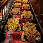 Customizable Anti-Slip Animal Print Area Rug for Home & Travel - Image 3