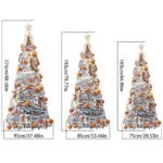 Flocking Folding Christmas Tree - Realistic Winter Decor - Image 6