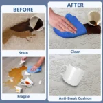 PVC floor cushion anti-slip long rug ultra-soft standing comfortable mat, suitable for kitchen, floor, office, sink - Image 5