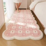 Thicken Plush Carpets for Living Room Pink Girl Bedroom Decor Washable Carpet Fluffy Soft Bedside Floor Mat Anti-slip Lounge Rug - Image 3