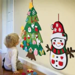 Colorful DIY Felt Christmas Tree - Safe, Durable & Creative Decor - Image 5