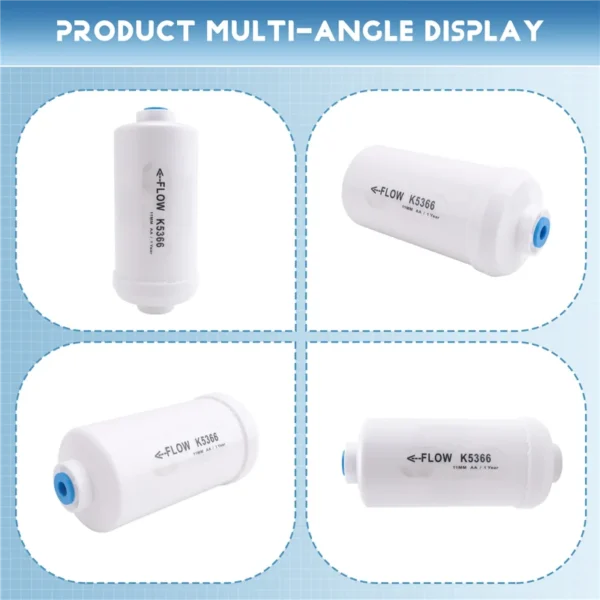 Multi-Founctional 2 Pcs Replacement Fluoride Water Filter K5366 Compatible With Gravity Water Filtering System Purification Elem