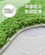 Modern Geometric Acrylic Runner: Soft, Washable, Non-Slip Mat - Image 6