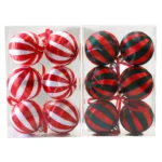 6 pcs Eco-Friendly Christmas Ball Set for Elegant Decor - Image 6