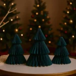 Eco-Friendly Honeycomb Origami Christmas Tree Ornaments - Image 3