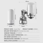 Stainless Steel Sink Faucet Filter Rust Bacteria Removal Washable Ceramic Tap Water Purifier Kitchen Water Purifier - Image 6