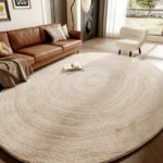 Artistic Irregular Rug: Plush Comfort, Anti-Slip, Custom Fit! - Image 3
