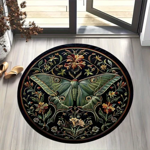 Stylish Persian Print Non-Slip Floor Mat for Home & Hotel