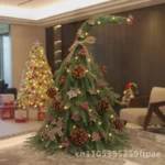 Elegant 40 cm Noble Pine Christmas Tree for Desktop Decor - Image 3