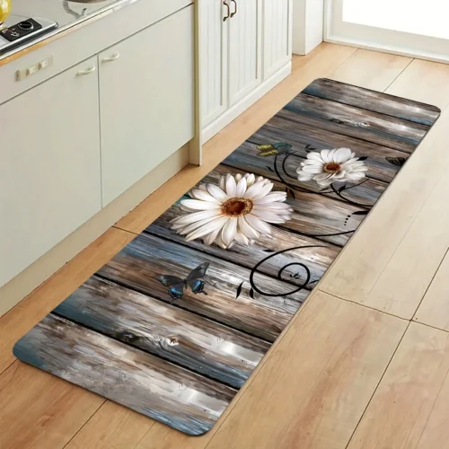 Stylish Anti-Slip Polyester Floor Mat for Every Space