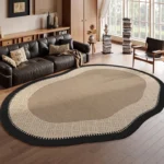 Soft Minimalist Geometric Rug - Modern Home Decor Essential - Image 3