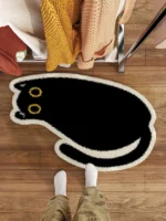 Charming Cartoon Rug: Washable, Anti-Slip & Ultra-Soft Home Mat - Image 3