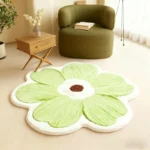 Customizable Modern Floral Carpet for Living & Bedroom Decor - Image 2