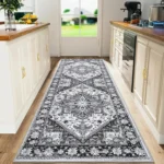 VIKAMA Boho Persian Flannel Carpet Kitchen Floor Mat Hallway Rug Sofa Cushion Bedside Rug Carpet For Live Room Long Rug Home - Image 2