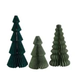 Eco-Friendly Honeycomb Christmas Tree Ornaments - 3 Pack - Image 6