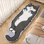 Cozy Cartoon Animal Carpet - Soft 100% Cotton Mat - Image 3
