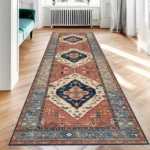 VIKAMA BOHO Corridor Passageway Hallway Staircase Long Carpet Hotel Laundry Room Kitchen Crystal Velvet Rug Blanket Home Decor - Image 4