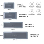 Kitchen Rug Durable Home Entrance Doormat High-end Kitchen Mats for Floor Waterproof House Hold Washable Non-slip Large Carpet - Image 5