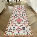 VIKAMA Bohemian Corridor Carpet Geometric Pattern Crystal Velvet Floor Mat Entrance Kitchen Staircase Long Rug Home Decoration - Image 4