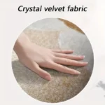 VIKAMA Bohemian Corridor Area Rug Crystal Velvet Long Rug for Living Room, Bedroom, Sunroom, Hardwood Floor Pad, Home Decoration - Image 6