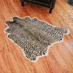 Soft Leopard Print Rug - Anti-Slip Carpet for Home Decor
