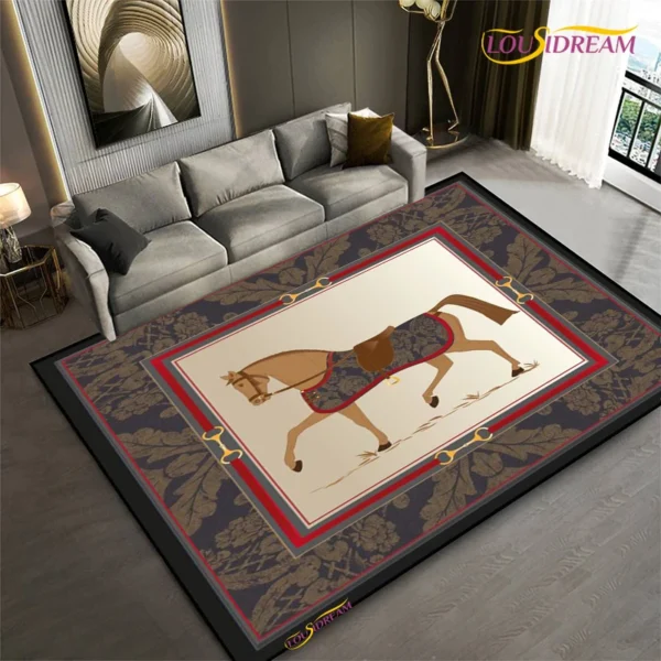 Customized Anti-Slip Animal Print Floor Mat for All Uses