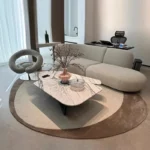 Custom Modern Geometric Rug: Washable & Stylish for Any Room!