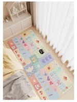 VIKAMA Bedroom Bedside Rugs Pink Blue Bath Mats Indoor Outdoor Soft Hallway Runner Area Rug for Living Room Home Decoration - Image 2