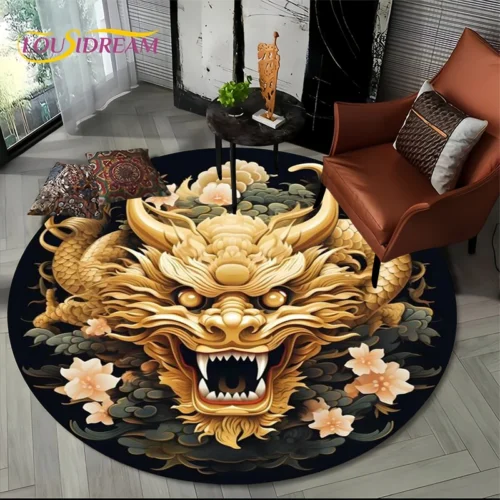 Colorful Cartoon Polyester Area Rug for Home & Travel Fun