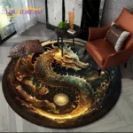 Colorful Cartoon Polyester Area Rug for Home & Travel Fun - Image 4