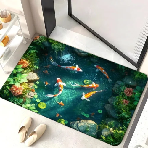 Vibrant Animal Pattern Anti-Slip Rug for Every Space