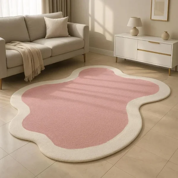 Elevate Your Space! Nordic Irregular Geometric Living Room Rug