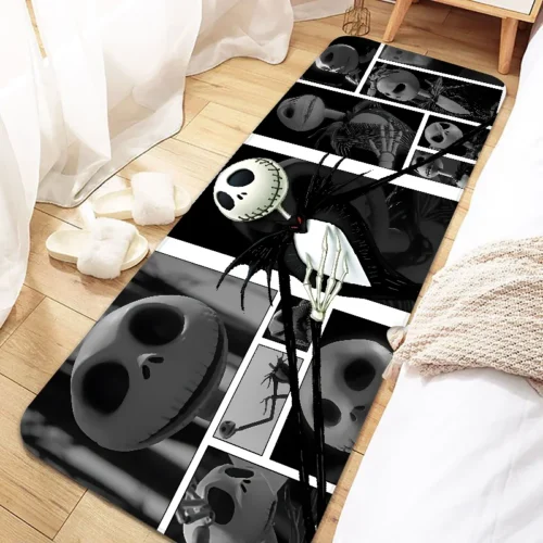 Greet Guests! Jack Skellington Non-Slip Washable Door Mat