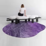 Modern Geometric Irregular Rug: Washable & Stylish Home Decor - Image 4