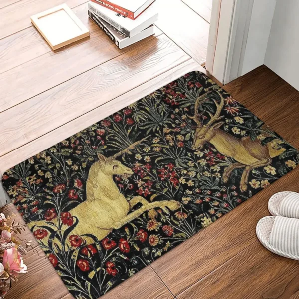 VIKAMA Soft Flannel Area Rug - Anti-Slip & Easy Care