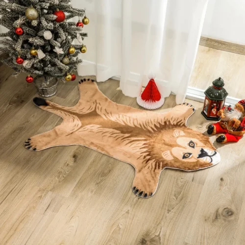 Stylish Anti-Slip Animal Print Floor Mat for Home & Hotel