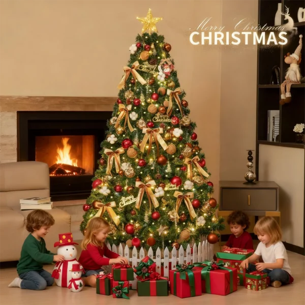 Luxury Luminous Christmas Tree with Ornaments - All Sizes
