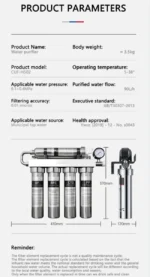 Advanced 5-Stage UF Filter: Pure Stainless Steel Direct Drink Water - Image 3