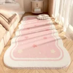 Thicken Plush Carpets for Living Room Pink Girl Bedroom Decor Washable Carpet Fluffy Soft Bedside Floor Mat Anti-slip Lounge Rug - Image 4