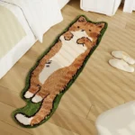 Cute Cat-Shaped Anti-Slip Carpet for Cozy Home Decor