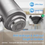 ALTHY Stainless Steel Faucet Tap Water Filter Purifier System, NSF Certified Reduces Lead, Chlorine & Bad Taste Kitchen - Image 4