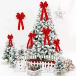 Festive Non-Woven Christmas Bows for Holiday Decor - Image 4