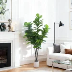 Elegant Silk Fiddle Leaf Fig Tree for Home Décor - Image 2