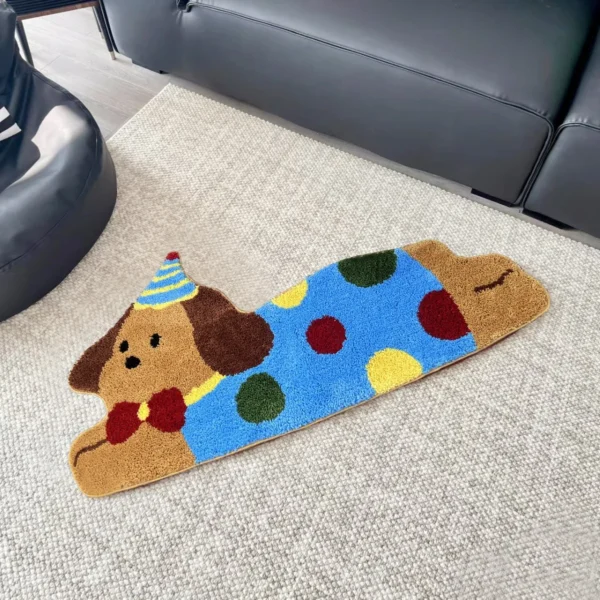 VIKAMA Cartoon Rug: Waterproof, Anti-Slip & Customizable Comfort
