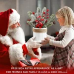 Mini Christmas Tree with Red Berries - Perfect Holiday Decor - Image 4