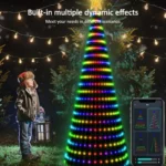 RGB Christmas Tree Star Lights with Remote Control Magic - Image 5