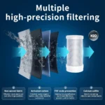 A01M Faucet Water Filter, LED Display Water Purifier to Reduce Lead, Chlorine & Heavy Metals, Sink Water Filter - Image 3