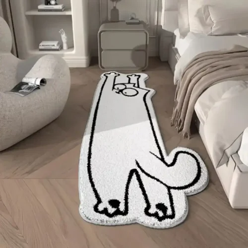 VIKAMA Cartoon Anti-Slip Rug for Home & Hotel Comfort